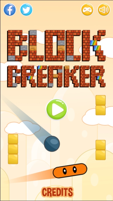 Block Breaker Gameplay Screenshot 1